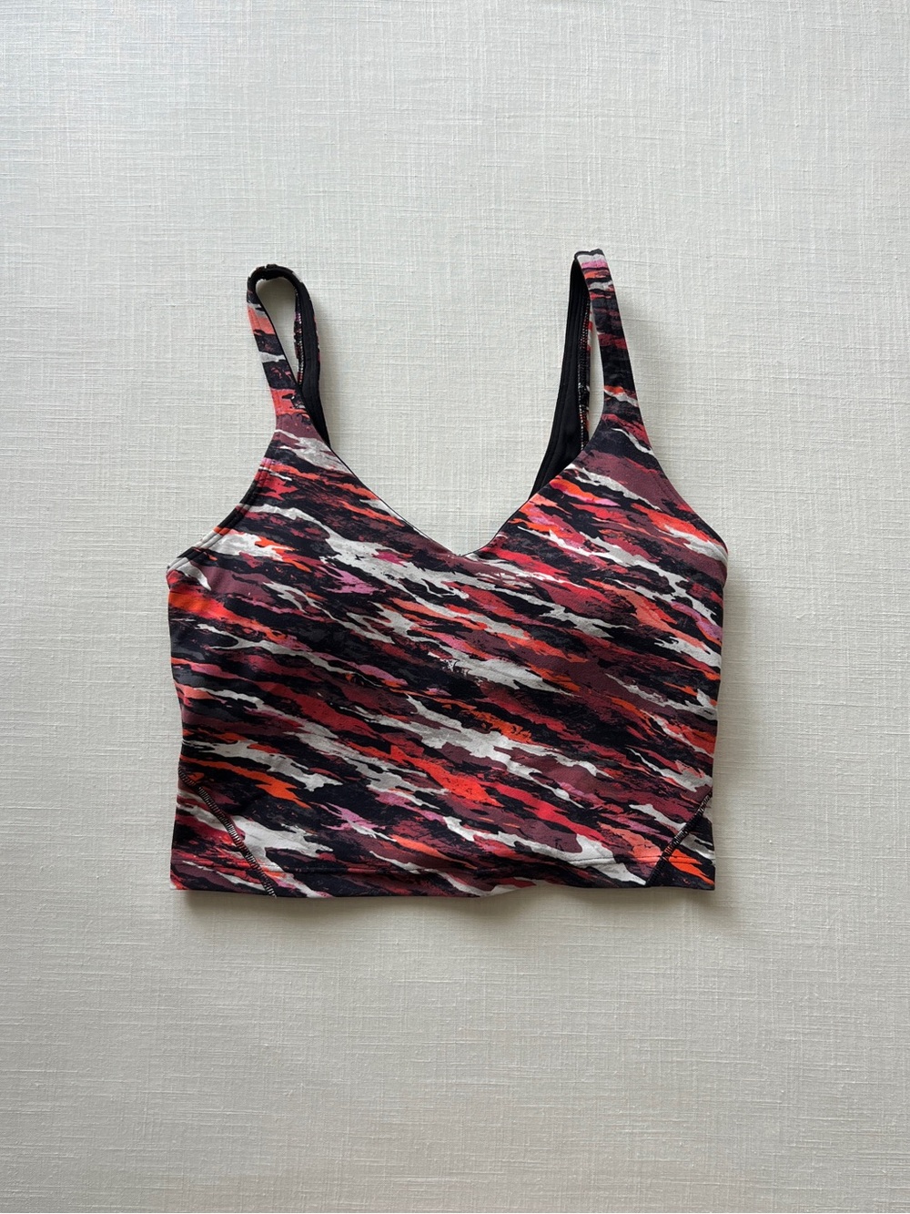 Lululemon Lunar New Year Align Tank Top
Tiger Tide Smoky Red Multi - Size 6